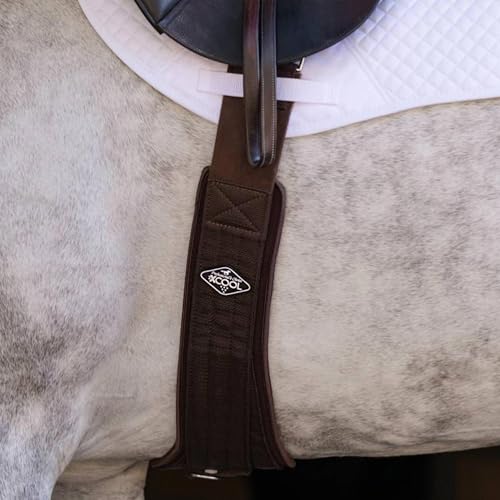 Professional's Choice 2XCool Contoured Fit English Horse Girth - color: Chocolate, size: 48"