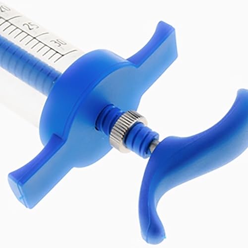 1Pcs Reusable Goats Syringe, Goats Feed water filler, Reusable, Drench Nozzle, for Bird, Cattle, Sheep, Goats, Horse, Pig, Dog Supplies, Pet Water Filler Tool (M-50ML)
