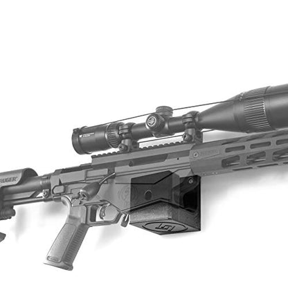Spartan Mounts for 308 RPR | Ruger Precision Rifle Display Holder | Wall Storage Organization System | Unique Low Profile Design | Gun Safe Wall Garage | Gun Room Mounting Solution