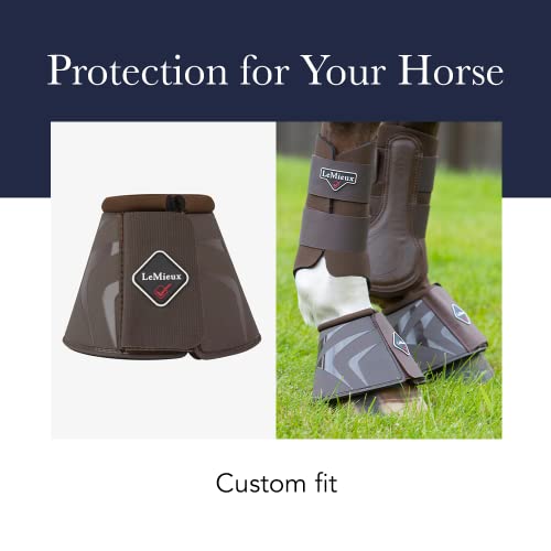 LeMieux Rubber Bell Overreach Horse Boots - Protective Gear and Training Equipment - Equine Boots, Wraps & Accessories - color: Black