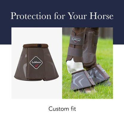 LeMieux Rubber Bell Overreach Horse Boots - Protective Gear and Training Equipment - Equine Boots, Wraps & Accessories - color: Black