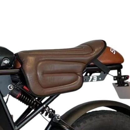 Motorcycle Seat Cushion Saddle Pad for Horses-Brown - color: Brown