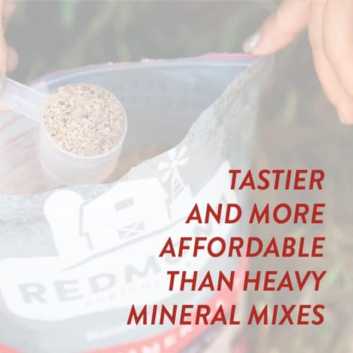 REDMOND Goat Mineral Supplement Mix, Unrefined Salt (5 LB) - size: 5 LB