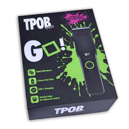 TPOB Professional Barber Hair Clippers (Black) - color: Black
