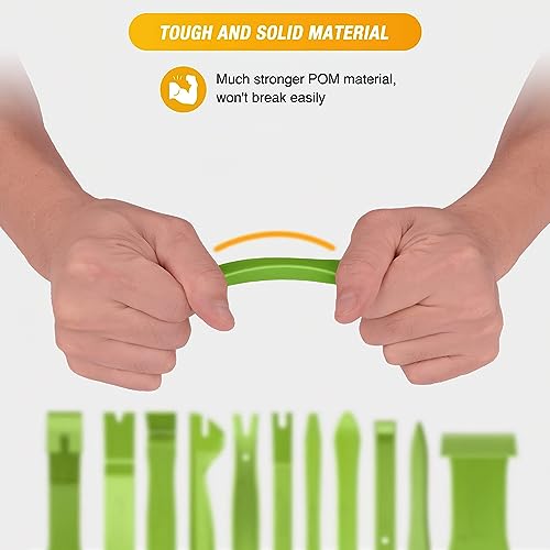 GOOACC 40Pcs Trim Removal Tool Green - color: Green