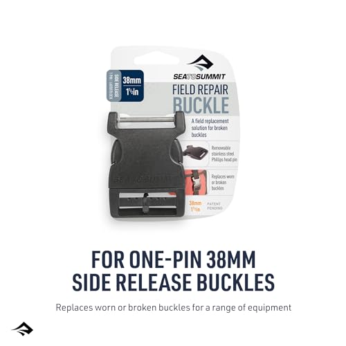 Sea to Summit Field Repair Buckle, Side Release 1 Pin, 3pk, 38mm / 1 1/2in - style: 38mm / 1 1/2in