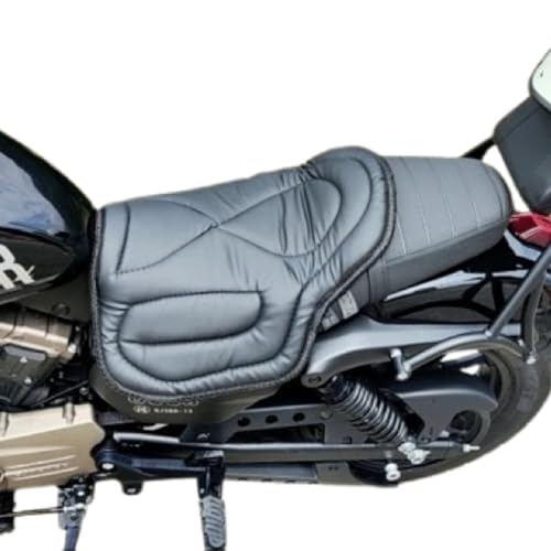 Motorcycle Seat Cushion Saddle Pad for Horses-Brown - color: Brown