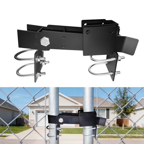 Heavy Duty Chain Link Double Gate Latch for 1-3/8 Inch Frames