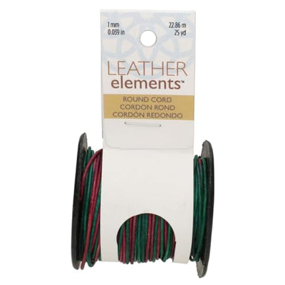 The Beadsmith Leather Cord – Gypsy Dyed Sunset – 1mm Spool – 25 Yards/22.86 Meters – Indian Leather Thong Ideal for Braiding, Beading, Necklaces, Fine Lacing, Hair Accessories & DIY Jewelry Making - size: 1mm, style: Gypsy Dyed Sunset – 25 Yards
