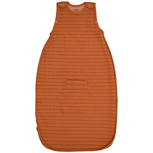 Woolino Toddler Sleep Sack, 4 Season, Merino Wool and Organic Cotton, Baby Sleep Bag, 2-4 Years, Rust - color: Rust