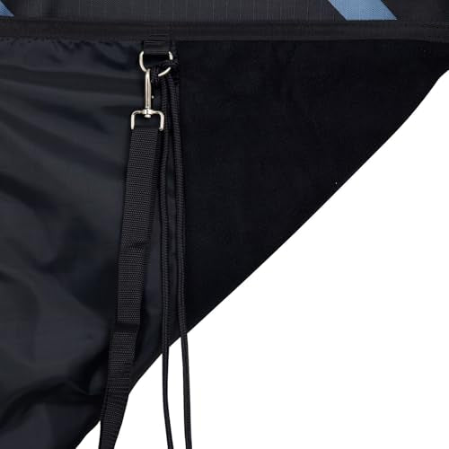 HORZE Nevada 1200D Lightweight Waterproof Horse Turnout Rain Sheet (No Fill) - Dark Navy - 69 in