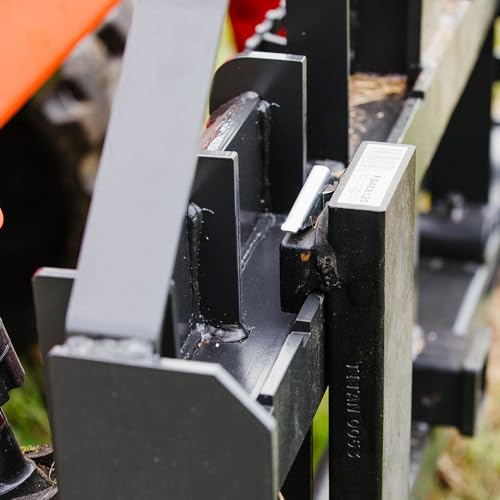 Titan Attachments Standard Series Skid Steer Pallet Fork Frame, Frame Only - style: Frame Only