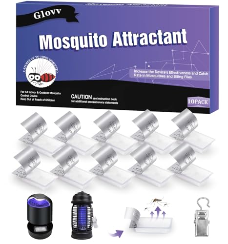 10 Mosquito Attractant Bait Refill Lure for Bug Zapper, Compatible All Trap - size: 10 pack