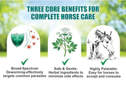 VITALVINE Ivermectin 1.87% Paste for Horses – Apple Flavor 6.08g Syringe, Treats Horses Up to 1250 lbs (3-Pack)