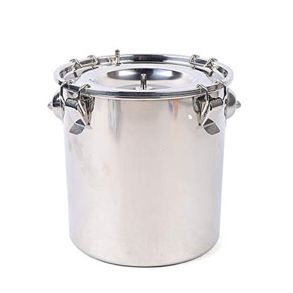 Electric Milking Machine Kit, Portable Double Head Electric Milking Machine Stainless Steel Sheep Goat Milker with Vacuum-Pulse Pump, Pulsation Milking Machine for Goats, Sheep (5L)