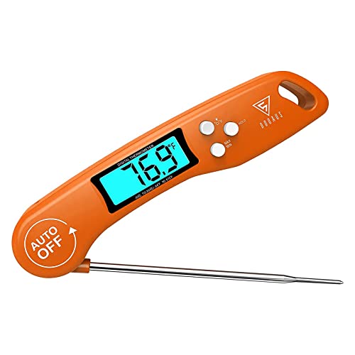 DOQAUS Digital Meat Thermometer, Instant Read Food Thermometer for Cooking - color: Orange, size: 1 Pack (4.6 Inches Probe)