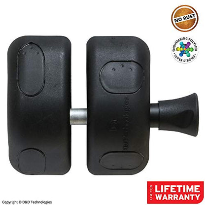 D&D MLSPS2S MagnaLatch Side Pull Magnetic Gate Latch, General Purpose | Magnetic latching gate latch, easy to install. Does not lock. Weather-resistant. For square gate & fence post.