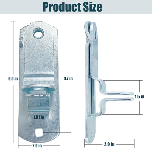 Fuoequl Trailer Hasp Bolt Kit for Trailer Cam Action Hasp - style: Cargo Trailer Door hasp