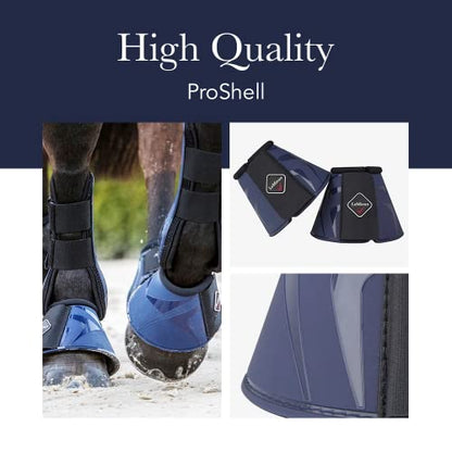 LeMieux Rubber Bell Overreach Horse Boots - Protective Gear and Training Equipment - Equine Boots, Wraps & Accessories - color: Black