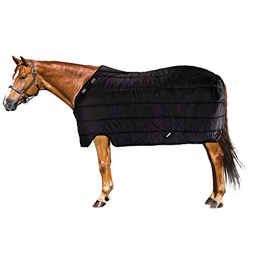V-Free Nylon Blanket Liner for Horses | Deep V Closed Front | Customizable Neck Size | Insulated Warmth & Breathability - size: 84