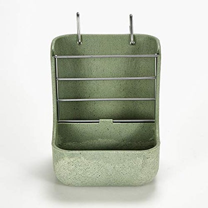 Kaytee Hay & Food Bin Feeder With Quick Locks For Pet Rabbits, Chinchillas, Guinea Pigs and Other Small Animals - size: 5.75 inches x 6 inches x 7 inches (Pack of 1)
