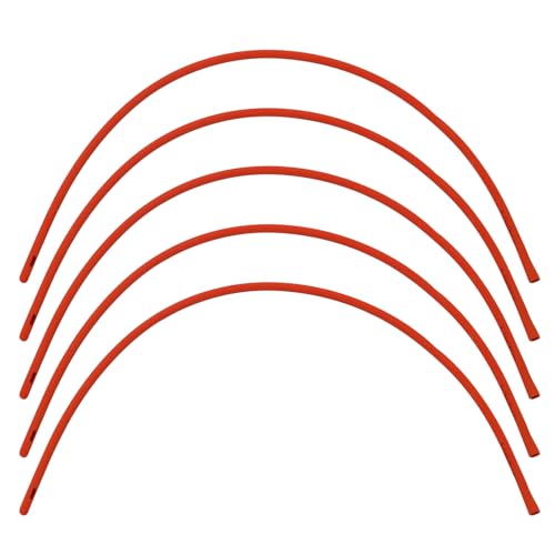 Rubber Lamb Feeding Tubes 16" x 14FR, for Goat Piglet Puppy,Red 5 Pack - color: 5 Pack, size: 14 FR