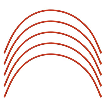 Rubber Lamb Feeding Tubes 16" x 14FR, for Goat Piglet Puppy,Red 5 Pack - color: 5 Pack, size: 14 FR