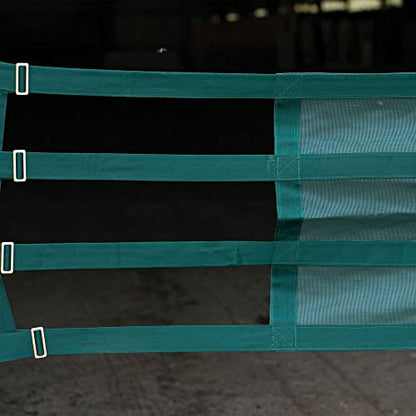 Dura-Tech Aisle Guard | Color Navy | Expands 10' to 12' | High Visibility Nylon Mesh | Promotes Maximum Airflow | Comes with Installation Kit Quality - color: Navy