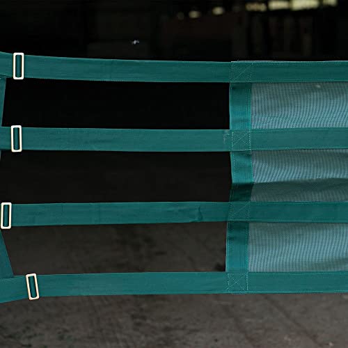 Dura-Tech Aisle Guard | Color Navy | Expands 10' to 12' | High Visibility Nylon Mesh | Promotes Maximum Airflow | Comes with Installation Kit Quality - color: Navy
