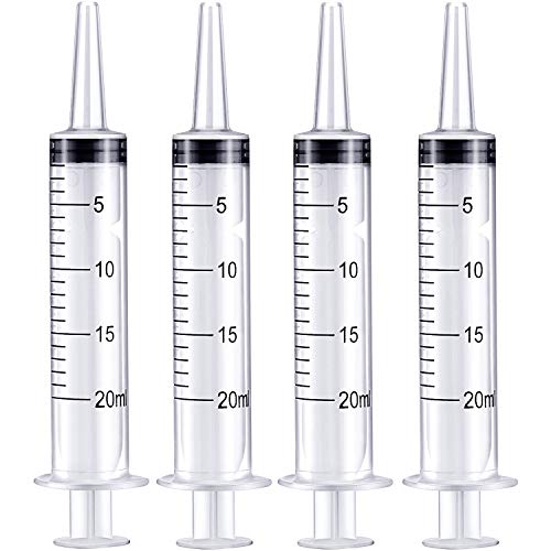 Frienda 20 Packs Syringes Without Needles 20 Ml - size: 20 ml
