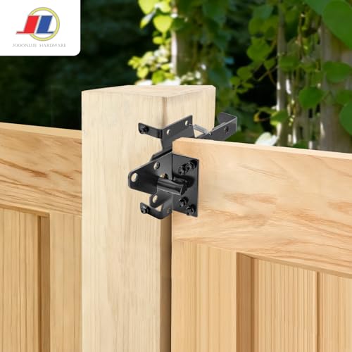 Self-Locking Gate Latch, Gravity Fence Latch, 1 Pack - size: Vinyl Fence