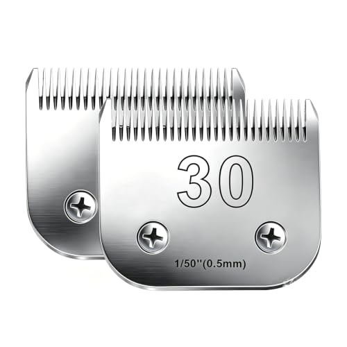 2PCS 30 Blades Dog Grooming Blades Compatible with Andis Dog Clippers - size: 30-2PCS
