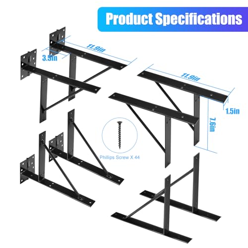 Heavy Duty Fence Gate Kit Gate Hardware No Sag Kit 2x4s Adjustable for Wooden Fence Gate Windows Shed Doors (2 Sets) - size: 2 Sets