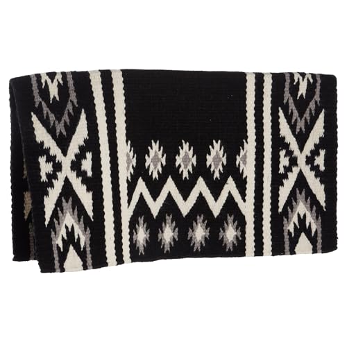 Mayatex 1431-7 New Phoenix Wool Saddle Blanket 38in x 34in - color: Multicolored