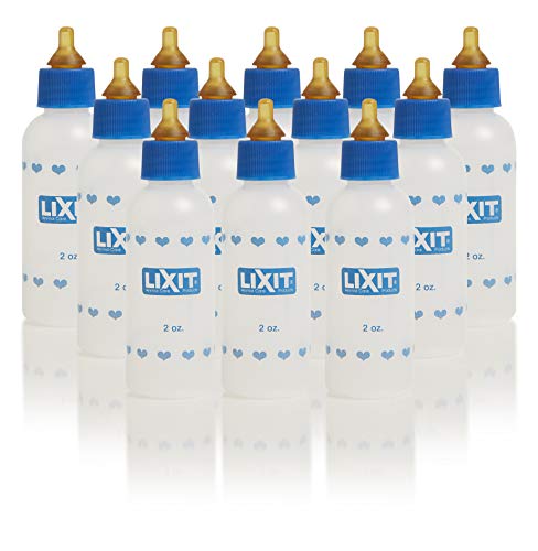 Lixit® 2 Ounce Nursing Bottle for Kittens Small Puppies, and Small Animals - Made in USA (1 Pack, 2 Ounce) - size: 1 Count (Pack of 1)