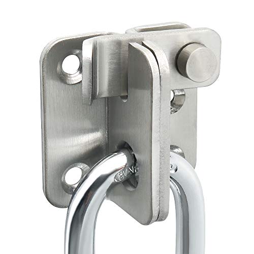 Alise Flip Latch Gate Latch Barn Door Lock Shed Door Latch,Brusehd Finish - color: Brushed Nickel, size: Small Size