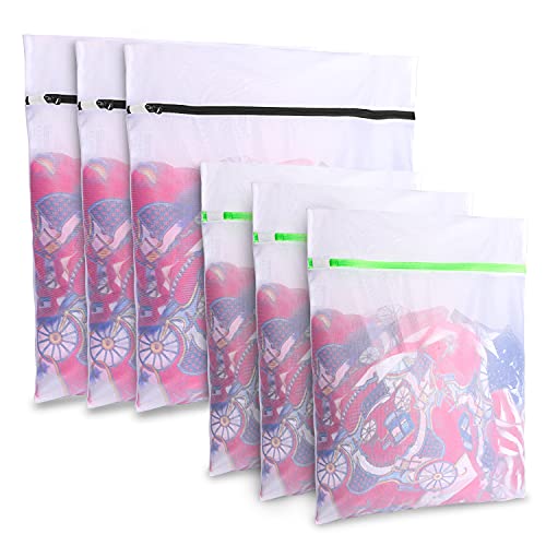 GOGOODA Mesh Laundry Bags for Delicates Durable Protective Wash Bags - size: 3L,3M