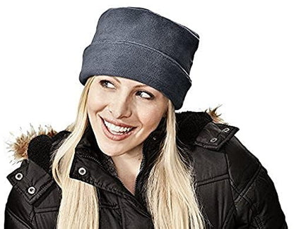 Screamer Women's Fleece Rollup Beanie - color: Pearl