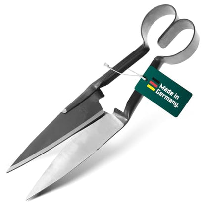 BERGER Topiary & Sheep Shears 2722 - Commercial Grade, Self-Sharpening Blades, Heart Spring, Ambidextrous Design, 6.1 in. Straight Cutting Edge, 12.6 in. Long