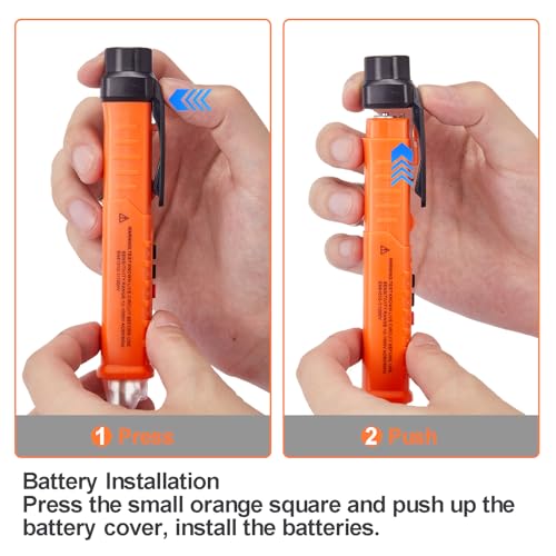 2 Pack Non-Contact Voltage Detector, Voltage Tester Electrical Tester