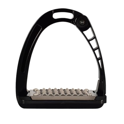 Acavallo Alupro Junior Stirrups, One Size, Black, Set of 2 - color: Black
