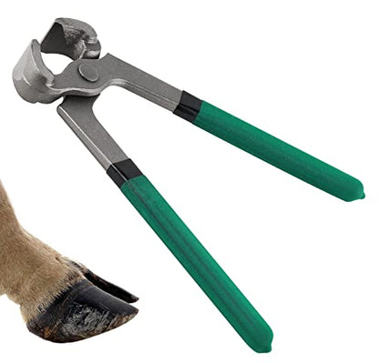 Goats Hoof Nipper 8" Carbon Steel Farrier Tool Multi-Purpose Hoof Trimmers with Plastic Grips for Cattle Sheeps Horses