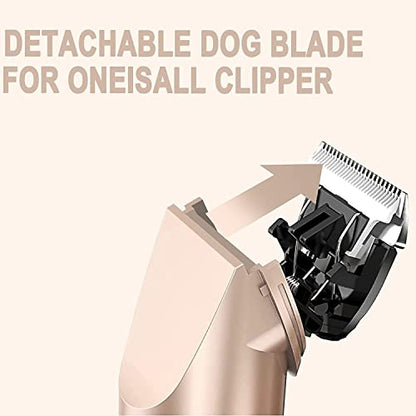 Replacement Blade Compatible with oneisall Low Noise Dog Clippers - color: 3 Pack(Cut Length 0.5mm)