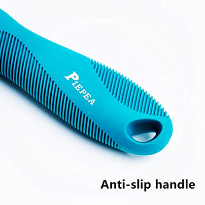 Pet Comb, Long & Short Stainless Steel Teeth Grooming Comb for Dogs & Cats