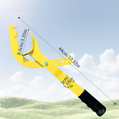 Heavy Duty Fence Stretcher Tool for Chain Link, Fence Puller Tool for Easy One Person Operation, Adjustable Pull Range, Fits 1-3/8" to 4" Posts - size: Compatible Post Size: 1-3/8" to 4"