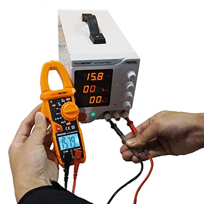 Clamp Meter Auto-Ranging Multimeter AC Current 600 A, AC/DC Voltage | Digital Amp Voltage Tester 2000 Counts AC Current, AC/DC Voltage, Resistance, NCV, LPF, Diodes, Continuity and Backlight