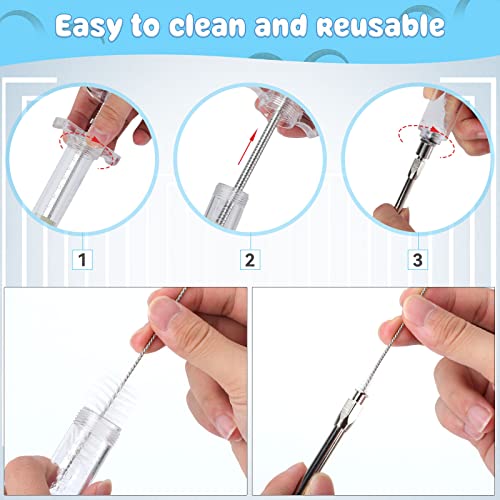 2 Pack Reusable Goat Drench Syringe, 20 mL Drench Gun for Goats - style: 20ml