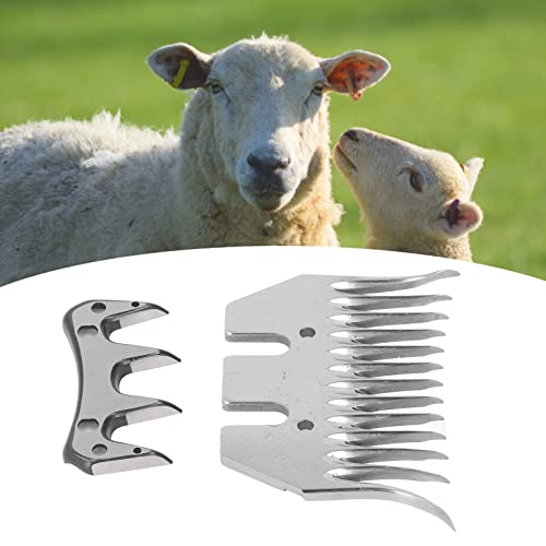 Sheep Shears Blade, 13 Teeth Curved Wool Clipper Comb, 7mm Tooth Spacing