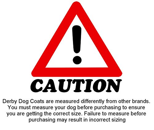Derby Originals Safety Reflective 1200D Ripstop Waterproof Nylon Winter Dog Coat with Removable Neck Cover and Two Year Warranty - 220g Polyfil Insulation (17", Purple/Grey) - color: Charcoal/Purple, size: 17"