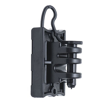 Zareba T-Post Pin-Lock Insulators for Electric Fences - Black, 25 Pack, IWTPLB-Z - Includes 25 Insulators - Secure Hold, Easy to Release - size: 25 Pack
